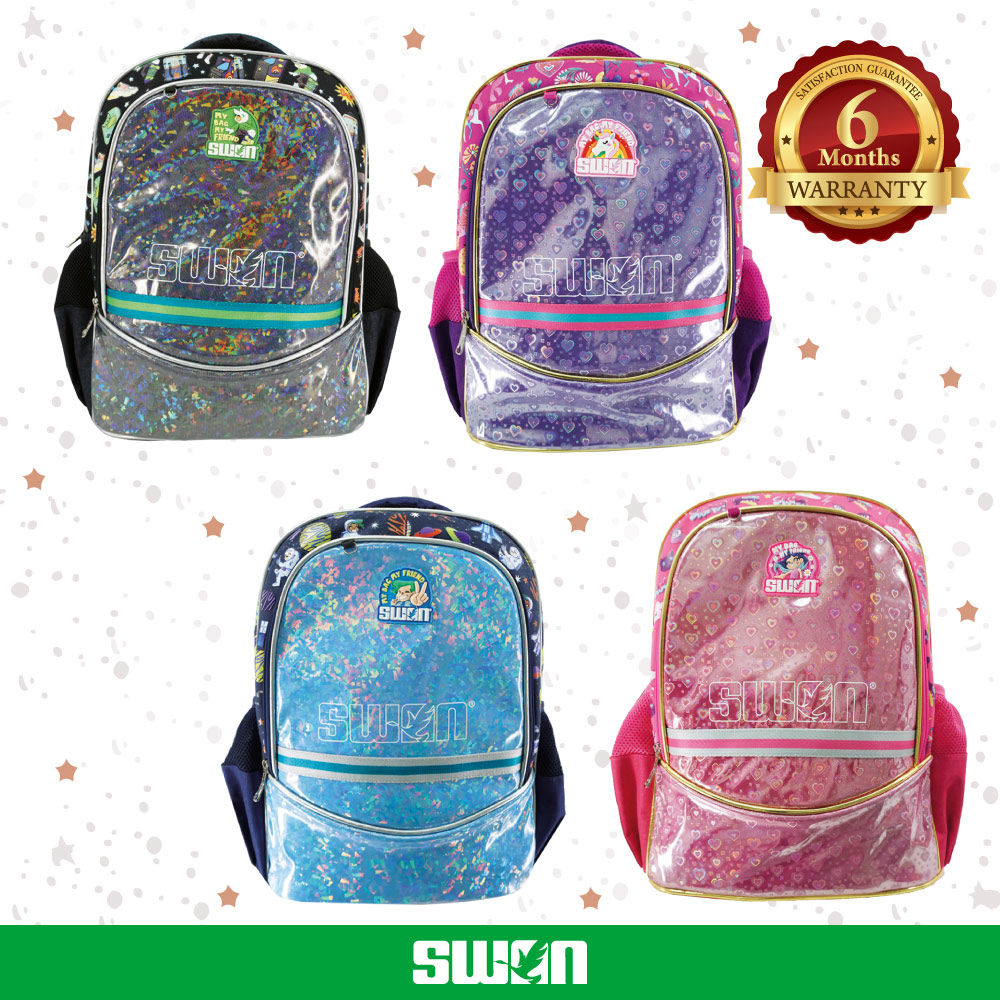Swan Smile Pop Up School Bag (XL) - Swanbag