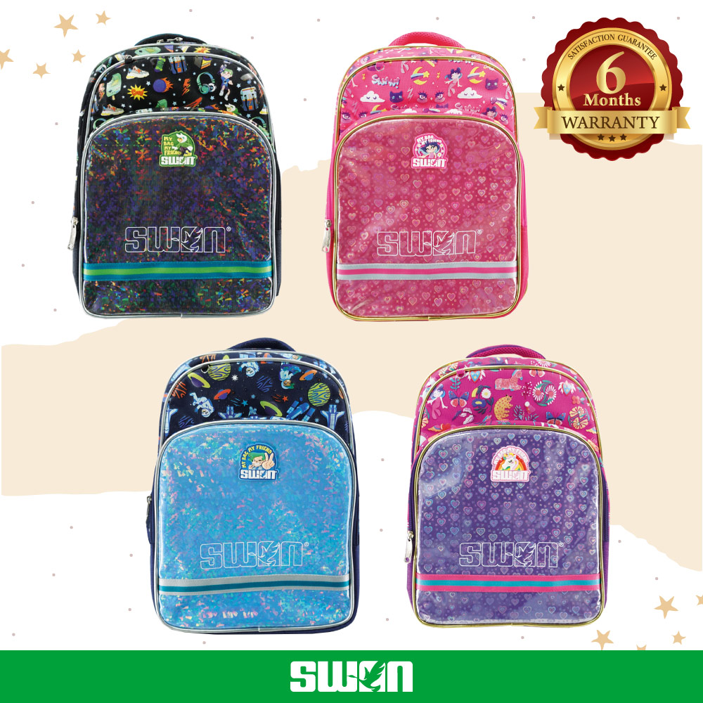 Swan Smile Pop Up School Bag (XXL) - Swanbag