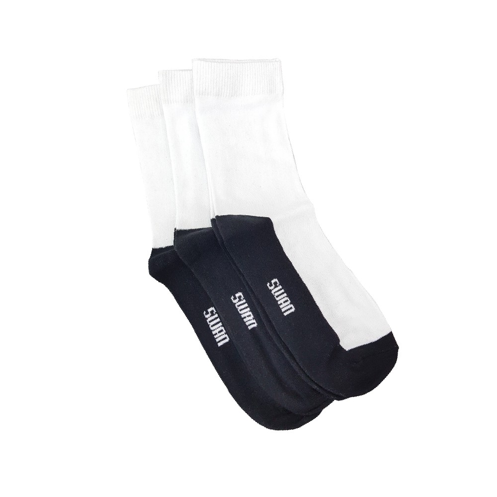 SWAN 3IN1 Black White Socks Unisex - Swanbag